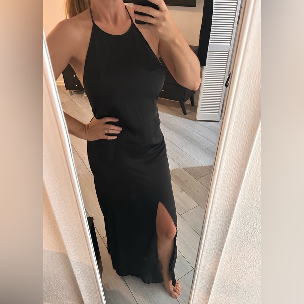 Nasty Gal -Maddy K- elegant silk slip dress. Sexy and flattering cut. NWOT.